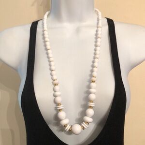 Vintage New old stock Liz Claiborne Beaded Statement necklace